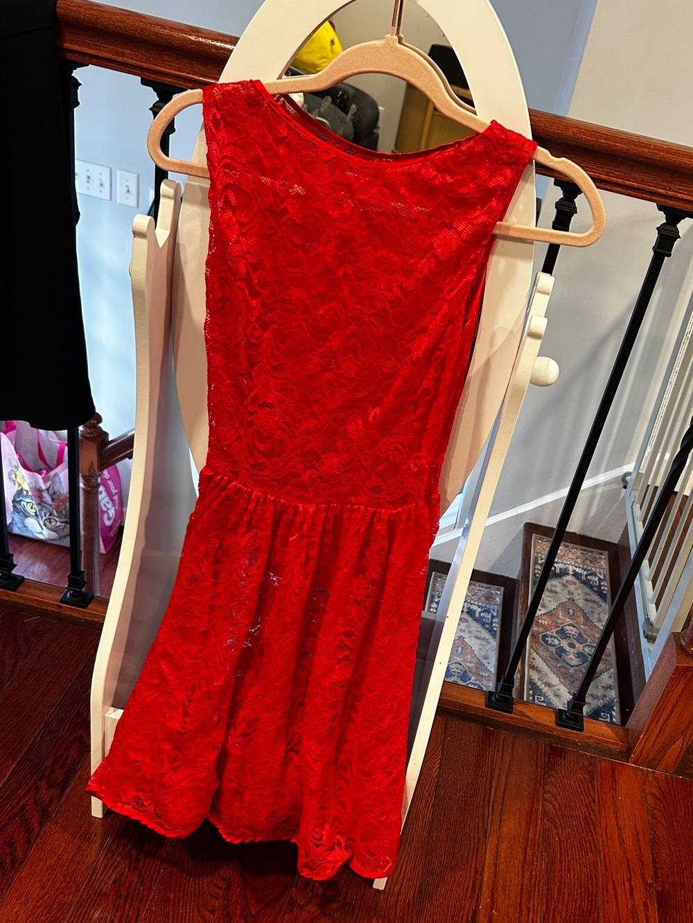 American apparel lace sheer dress